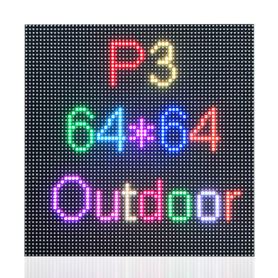 P3 outdoor full color LED display module 192*192mm